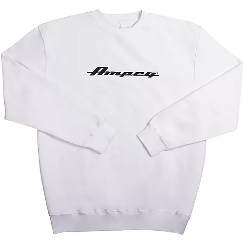 Ampeg Ampeg Lane Crew Neck Pullover- White X Large White