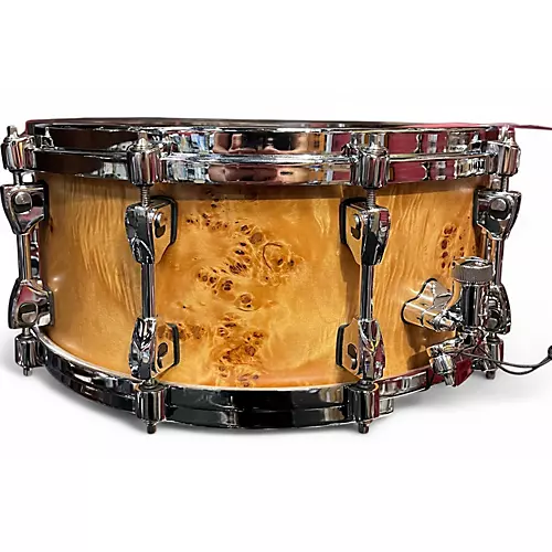 Used TAMA 6X14 Starphonic Snare Mappa Burl Drum Mappa Burl 13