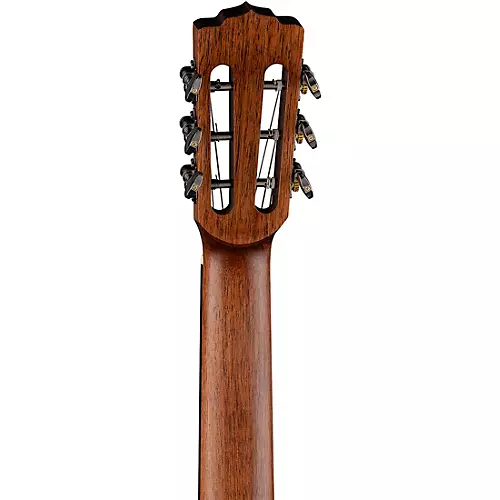 Luna Art Vintage Nylon Acoustic-Electric Guitar Brown Burst