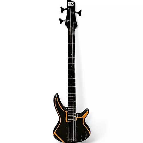 Used Ibanez SR400 Black Electric Bass Guitar Black