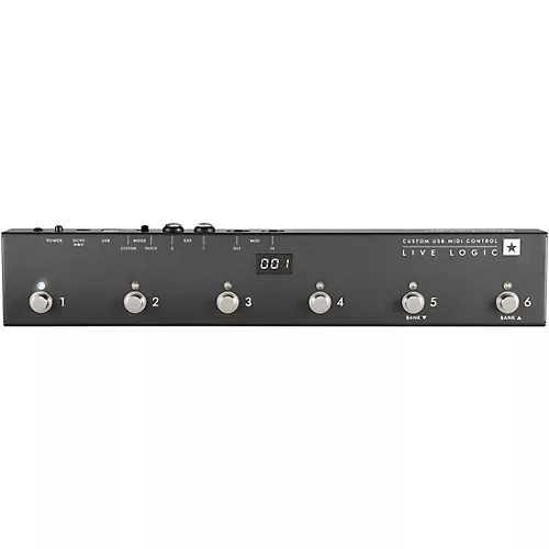 Blackstar Live Logic 6-Button MIDI Foot Controller Black