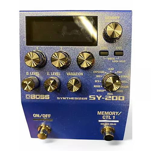 Used BOSS SY200 GUITAR SYNTHESIZER Effect Processor