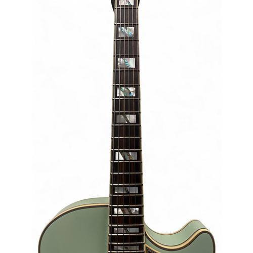 Used D'Angelico DELUXE SS LTD ED Sage Hollow Body Electric Guitar Sage