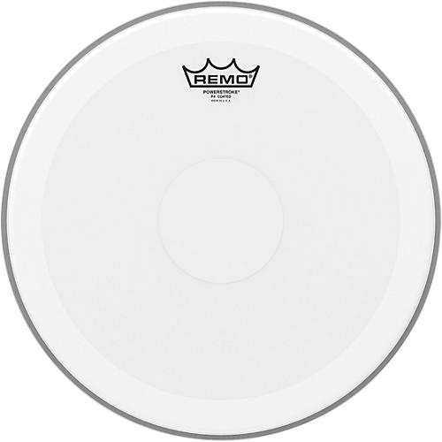 Remo Powerstroke 4 Coated Batter Drum Head With Clear Dot 14 in.