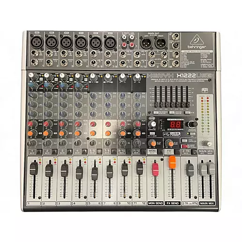 Used Behringer Xenyx X1222USB Unpowered Mixer