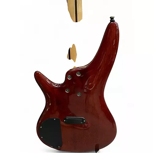 Used Ibanez SR405 5 String Brown Sunburst Electric Bass Guitar Brown Sunburst