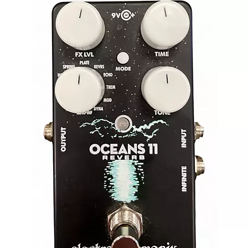 Used Electro-Harmonix Oceans 11  Reverb Effect Pedal