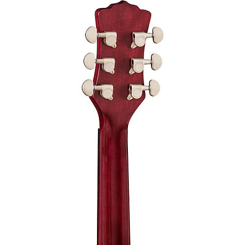 Luna Lotus Quilted Maple Acoustic-Electric Guitar Transparent Shiraz