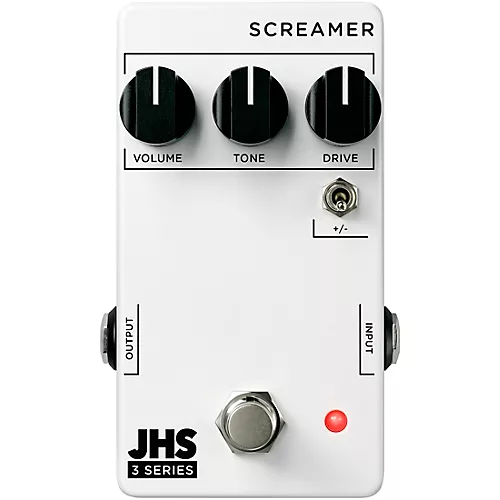 JHS Pedals 3 Series Screamer Effects Pedal White
