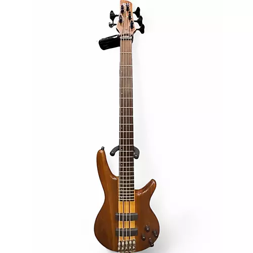 Used 2006 Ibanez SR 1005 EWN Natural Electric Bass Guitar Natural