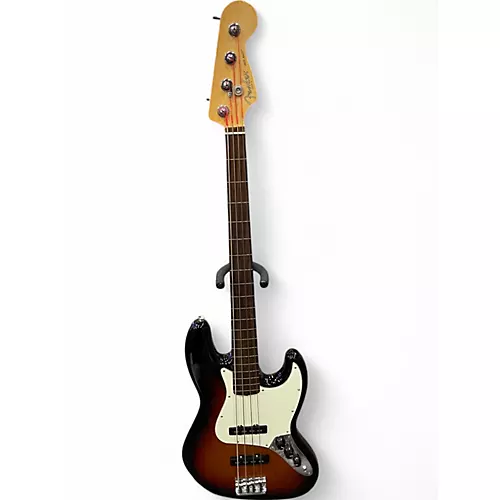 Used Fender American Professional Jazz Bass Fretless 2 Tone Sunburst Electric Bass Guitar 2 Tone Sunburst