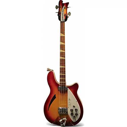 Vintage 1967 Rickenbacker 4005-OS Fireglo Electric Bass Guitar Fireglo