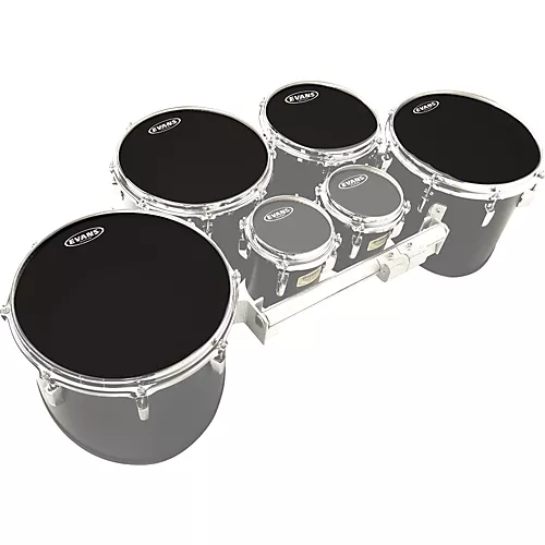 EVANS MX Black Tenor Drumhead 4-Pack