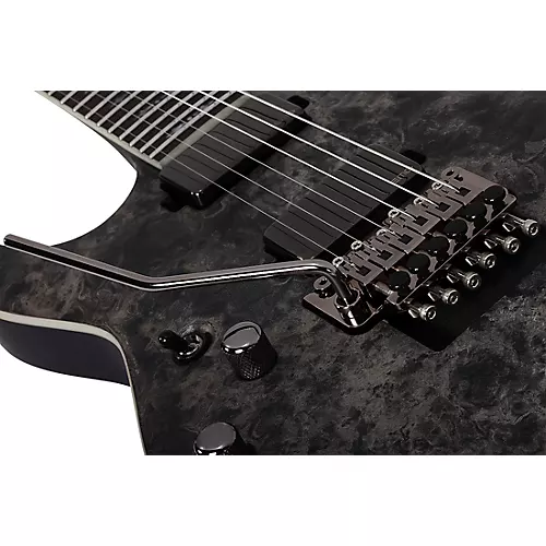 Schecter Guitar Research Ernie C C-1 Left Handed Electric Guitar Black Reign