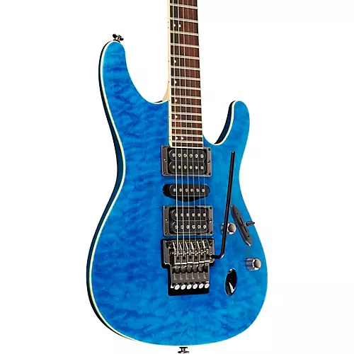 Ibanez Prestige S6570Q 6-String Electric Guitar Natural Blue