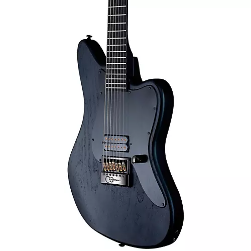 ESP LTD Alex Wade XJ EverTune Baritone Electric Guitar Open Grain Black Satin