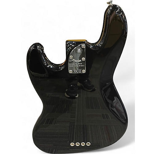 Used Fender American Professional Jazz Bass Black Electric Bass Guitar Black