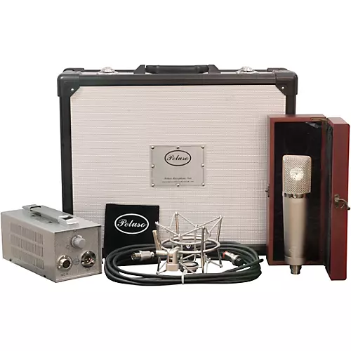 Peluso Microphone Lab P-67 Large Diaphragm Condenser Tube Microphone Kit Nickel