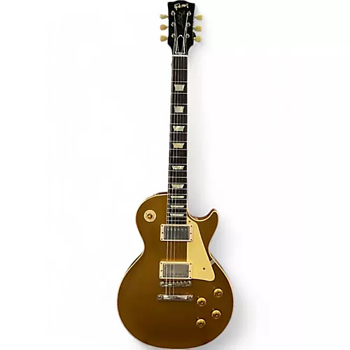 Used 2014 Gibson 57 reissue les paul Gold Top Solid Body Electric Guitar Gold Top