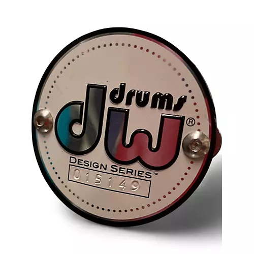 Used DW 5 piece Design Series Acrylic Clear Drum Kit Clear