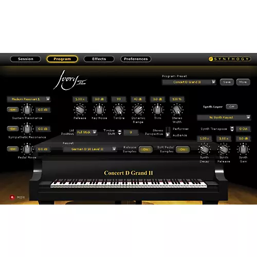 Synthogy Ivory II Grand Pianos