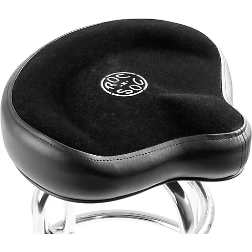 ROC-N-SOC Tower Saddle Seat Stool Black Tall