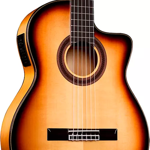 Cordoba GK Studio Flamenco Acoustic-Electric Guitar Edge Burst