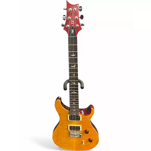 Used PRS SE Custom 24 Natural Solid Body Electric Guitar Natural