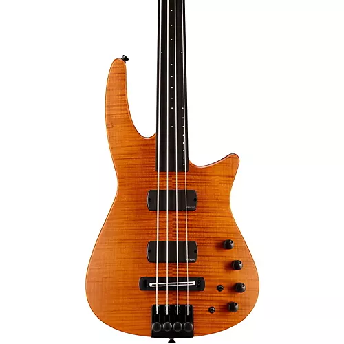 NS Design CR4 Fretless Electric Bass Guitar Satin Amber