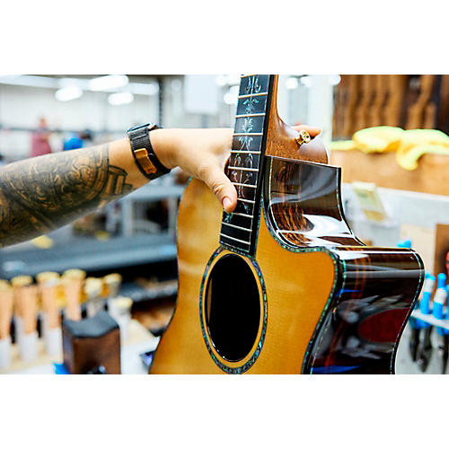 Taylor PS14c Brazilian Rosewood 50th Anniversary Limited-Edition Grand Auditorium Acoustic-Electric Guitar with matching Circa 74 Amp Honey Sunburst