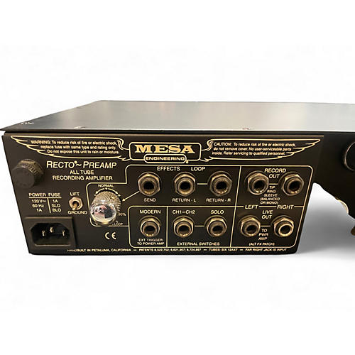 Used MESA/Boogie RECTIFIER RECORDING PRE AMP Guitar Preamp