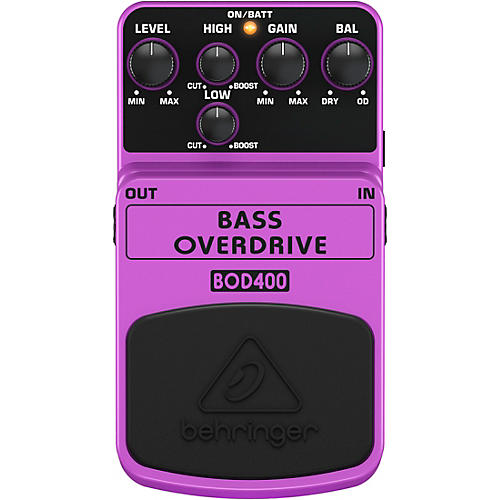 Behringer Bass Overdrive BOD400 Bass Effects Pedal