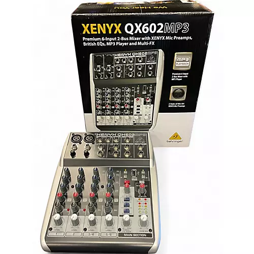 Used Behringer QX602MP3 Unpowered Mixer