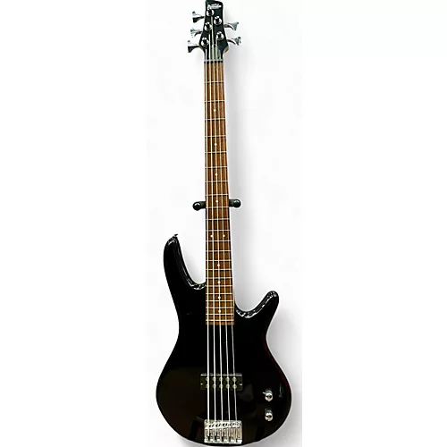 Used Ibanez GSR105EX 5 String Black Electric Bass Guitar Black