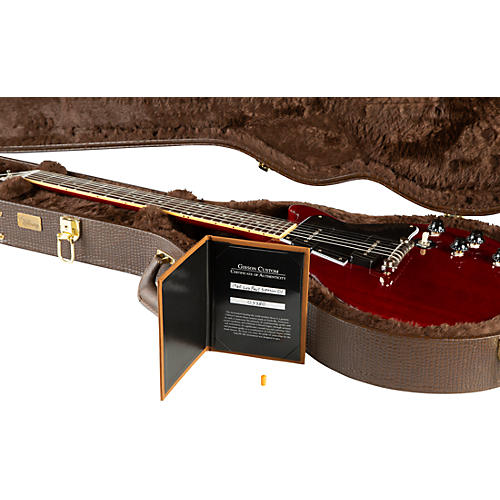 Gibson Custom 1960 Les Paul Special Double-Cut Electric Guitar VOS Cherry Red