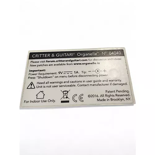 Used Critter & Guitari organelle pocket piano Portable Keyboard