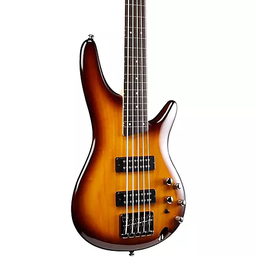 Ibanez SR375EF 5-String Fretless Electric Bass Brown Burst