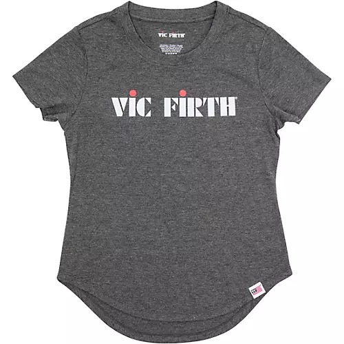 Vic Firth Women's Logo T-Shirt X Large Gray
