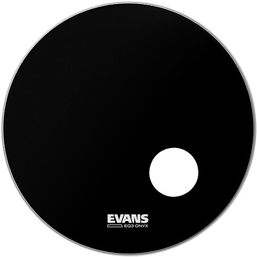 Evans Onyx Resonant Bass Drum Head 22 in.