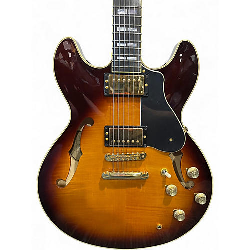 Used Yamaha SA2200 2 Color Sunburst Hollow Body Electric Guitar 2 Color Sunburst