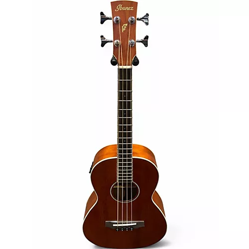 Used Ibanez PNB14E Natural Acoustic Bass Guitar Natural