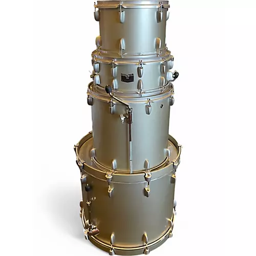 Used Yamaha 4 Piece Rock Tour Silver Drum Kit Silver