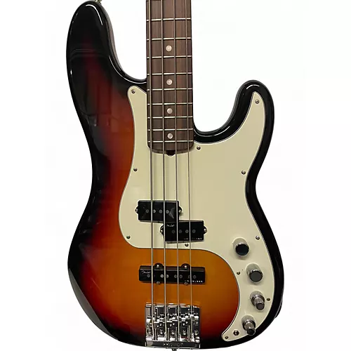 Used Fender American Ultra Precision Bass 3 Tone Sunburst Electric Bass Guitar 3 Tone Sunburst