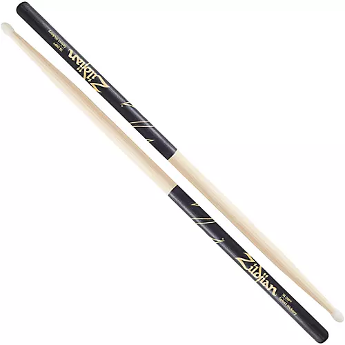 Zildjian DIP Drum Sticks, Black Wood 7A