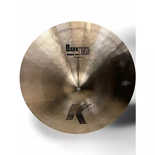 Used Zildjian 16in K Medium Dark Thin Crash Cymbal 36