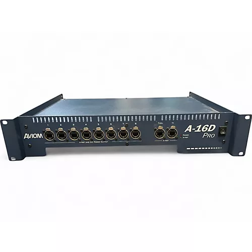 Used Aviom a16dpro Unpowered Mixer