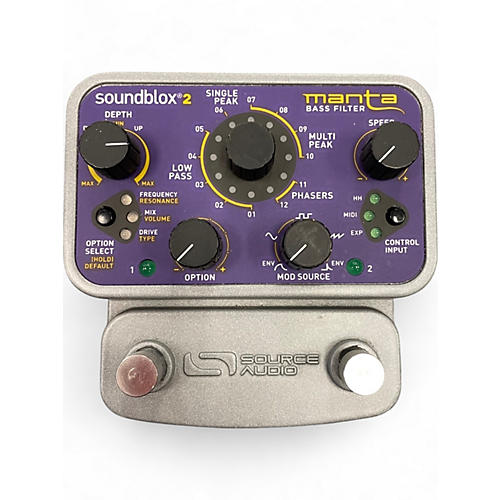 Used Source Audio  soundblox 2 Manta Bass Effect Pedal