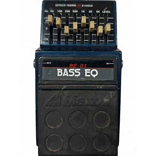 Used Maxon BE01 Bass Effect Pedal