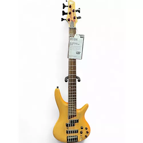 Used Ibanez SR655 Natural Electric Bass Guitar Natural