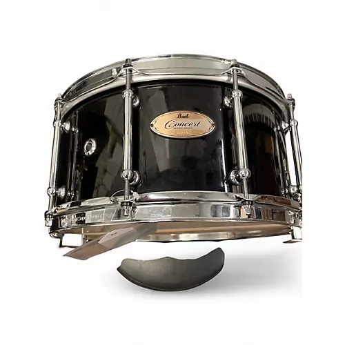 Used Pearl 14X6.5 Concert Snare Black Drum Black 213